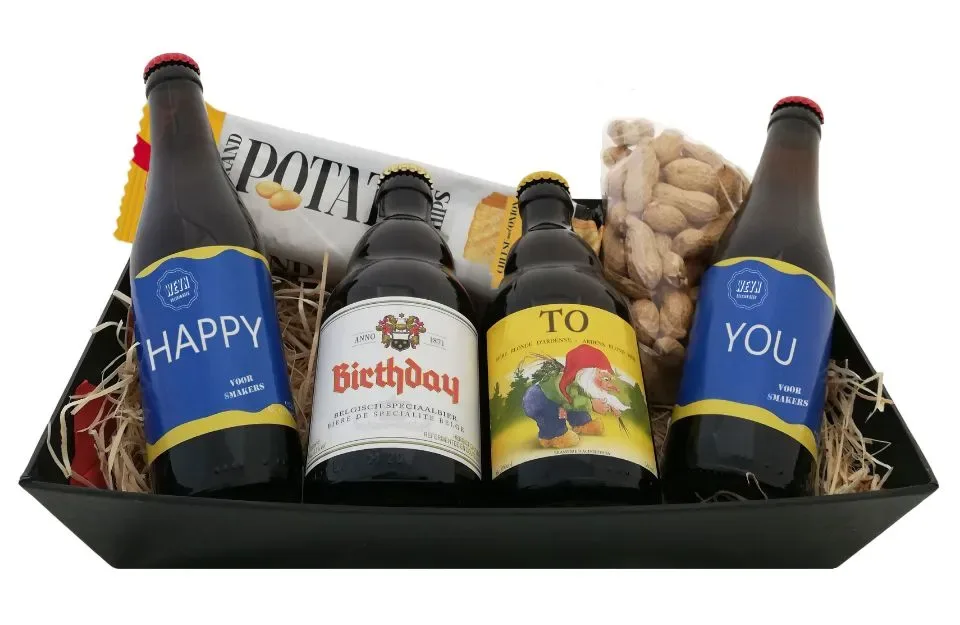 Bierpakket : Happy Birthday to You - Zwarte Schaal